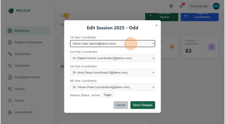 Update coordinator - step 2